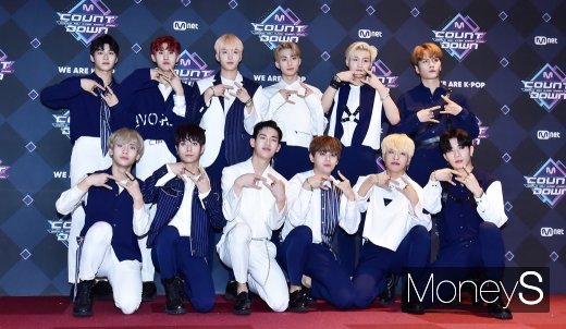 [머니S포토] 포토월 장악 엔쿠스, 엠카무대 출격