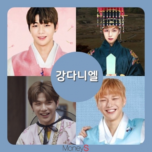 강다니엘. /사진=지마켓, 신한은행, jtbc, 고려황궁 개성만월대 남북공동발굴 평창특별전홈페이지제공