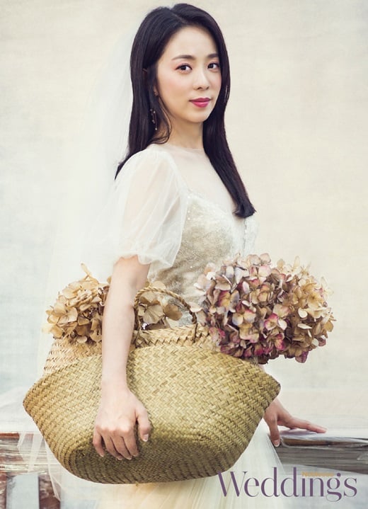 박은영 아나운서 웨딩화보. /사진=노블레스웨딩 제공