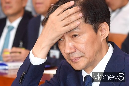 김진태포렌식유출. 조국 법무부 장관 후보자가 6일 서울 여의도 국회 법제사법위원회 회의실에서 열린 인사청문회에 출석했다. /사진=임한별 기자