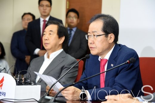 조국 임명 재가. 사진은 홍준표 전 자유한국당 대표. /사진=임한별 기자