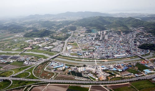   전남 함평군 시가지 전경 /사진제공=함평군