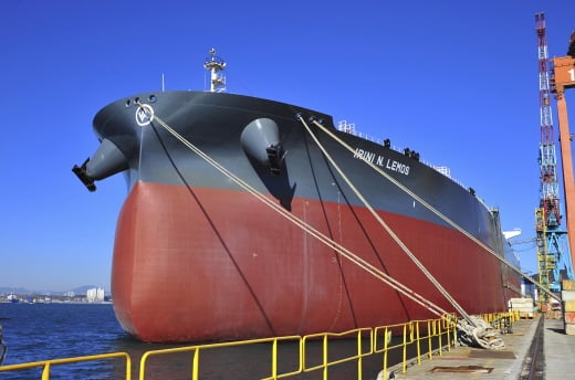 32만톤급 초대형원유운반선(VLCC). /사진=현대중공업