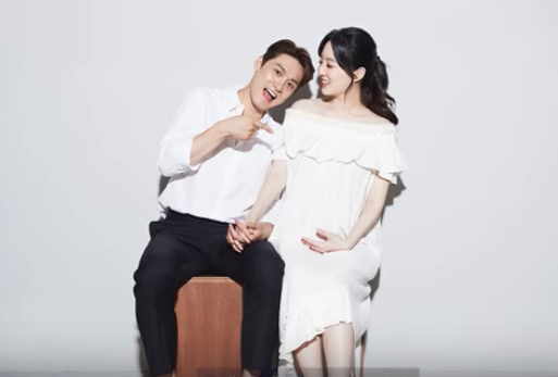 김소영 만삭사진. /사진=김소영 유튜브 채널 '띵그리tv' 영상 캡처    