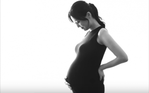김소영 만삭사진. /사진=김소영 유튜브 채널 '띵그리tv' 영상 캡처    