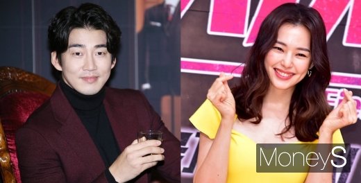 배우 윤계상(왼쪽)과 이하늬 커플. /사진=임한별, 장동규 기자