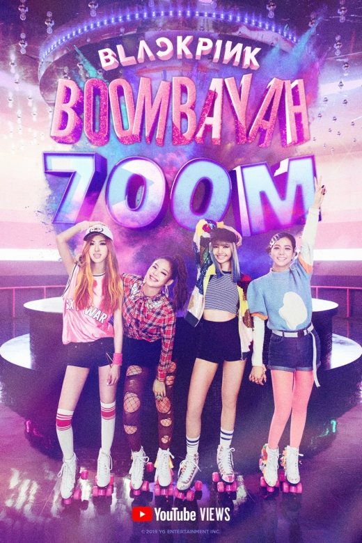 블랙핑크의 데뷔곡인 ‘붐바야’ 뮤직비디오가 유튜브 조회수 7억뷰를 돌파했다. /사진=YG엔터테인먼트 