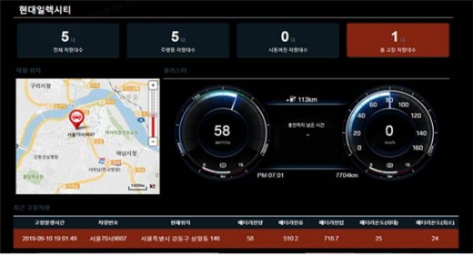 현대자동차는 전기버스에 원격 관제 시스템 적용할 계획이라고 16일 밝혔다./사진=현대차