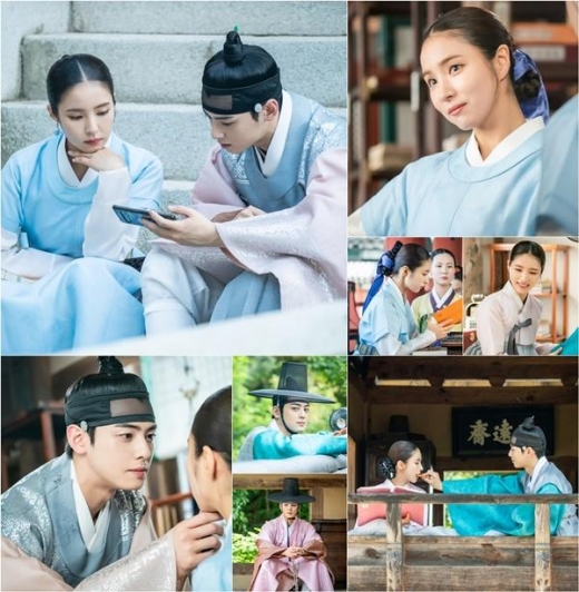 '신입사관 구해령' 신세경-차은우, ‘해림이들’ 명장면 비하인드 컷 공개