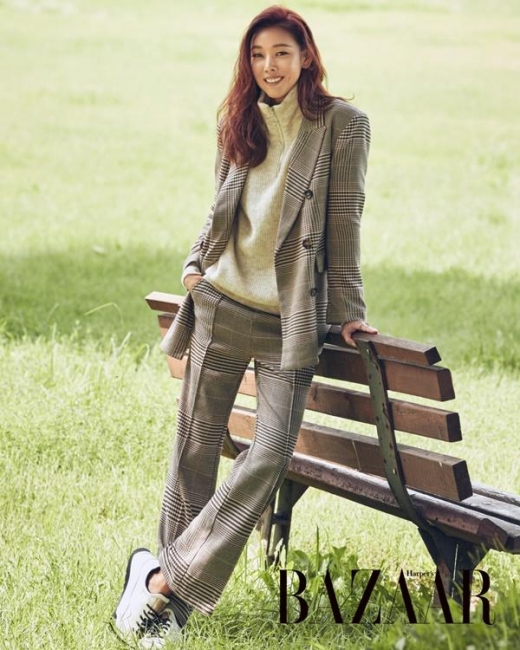 [★화보] 한혜진, 가을 트렌드 정복한 '톱 모델의 포스'