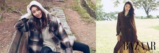 [★화보] 한혜진, 가을 트렌드 정복한 '톱 모델의 포스'