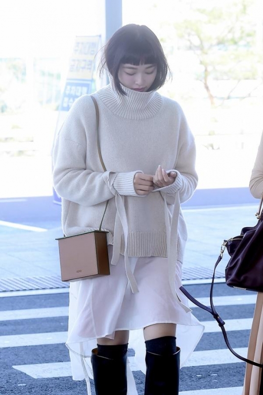 [★공항패션] 변정수&유채원, 남다른 패션감각의 '모녀'