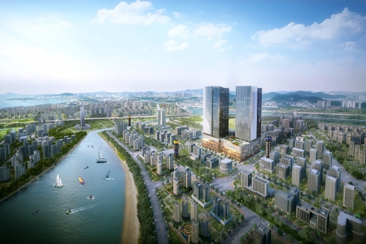 송도 씨워크 인테라스 한라 광역 조감도. /사진=SD파트너스
