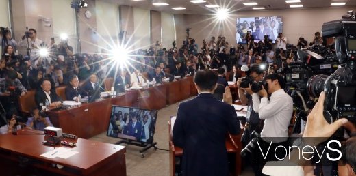 조국 법무부 장관 인사청문회. /사진=임한별 기자   