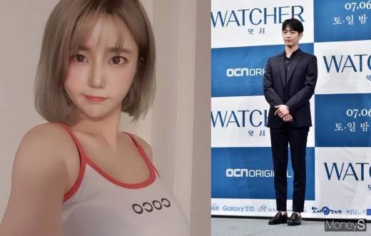 BJ서윤(왼쪽) 서강준. /사진=서윤 인스타그램 캡처, 임한별 기자     