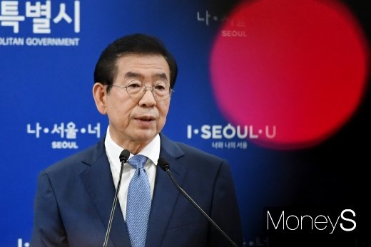 [머니S포토] 박원순 시장, '빨간불 켜진 광화문광장 사업'