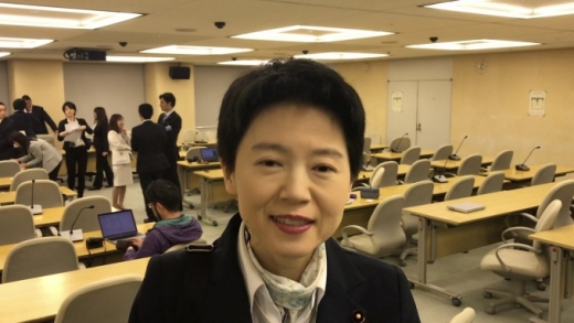 사사키 지나쓰. /사진=NHK로부터 국민을 지키는 당 유튜브 채널 영상 캡처  