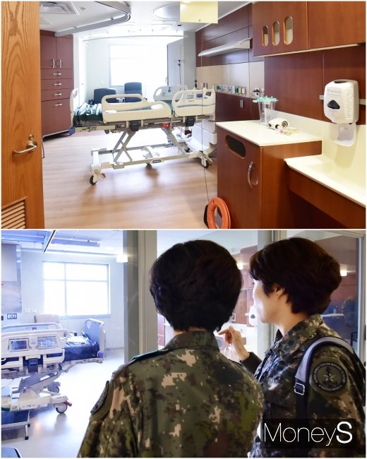 [머니S포토] 간호 사관들 눈길 붙잡는 브라이언 D. 올굿 육군 병원 입원실