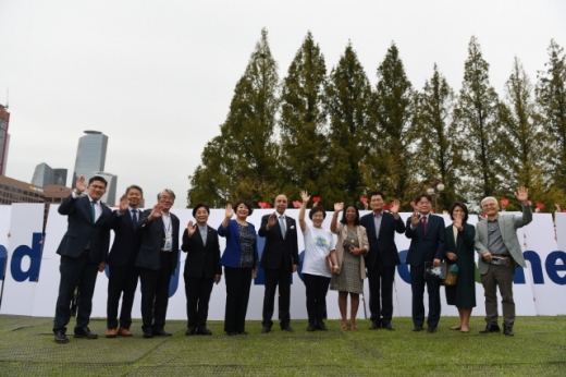 세계시민 축제에 참여한 내외빈들. /사진=코이카