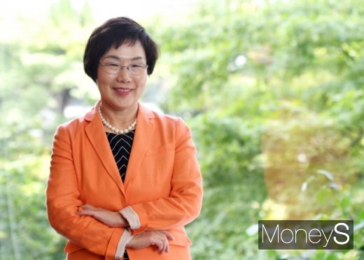 지난 19일 서울 롯데호텔에서 '서울 ODA 국제회의'를 개최한 이미경 코이카 이사장이 포즈를 취하고 있다. /사진=머니S 장동규 기자