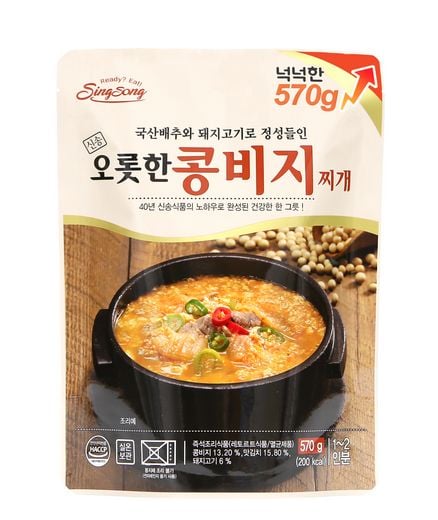 신송식품, 가을 환절기 건강식'오롯한 콩비지찌개' 선보여