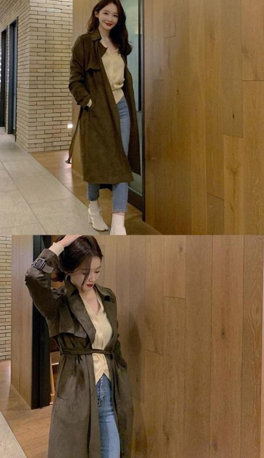 강민경, 가을이 데려온 '여신 미모'