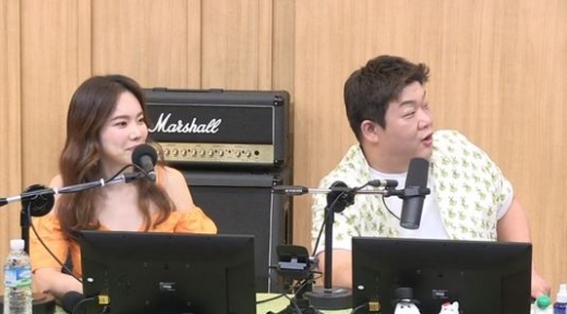 김나희, 유민상. /사진=SBS 보이는라디오 방송화면 캡처