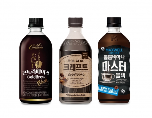 칸타타 콘트라베이스 등 대용량 페트병 커피 3종