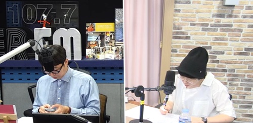 김영철 권진영. /사진=SBS 보이는라디오 방송화면 캡처