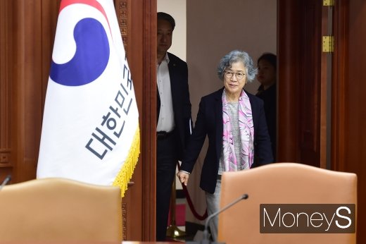 [머니S포토] 박은정 위원장, 서울-세종 영상 사회관계장관회의