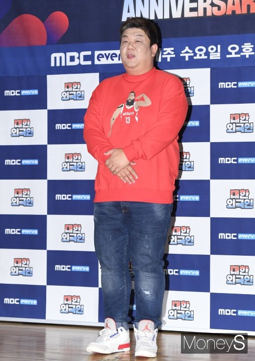 [머니S포토] 유민상 '대한외국인 출연 우승자~'