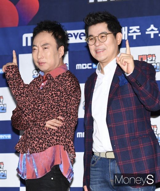[머니S포토] 박명수·김용만 '대한외국인 1주년'