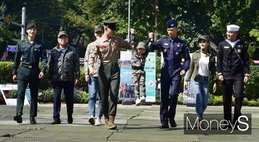 [머니S포토] 하루 앞으로 다가온 '건군 71주년'