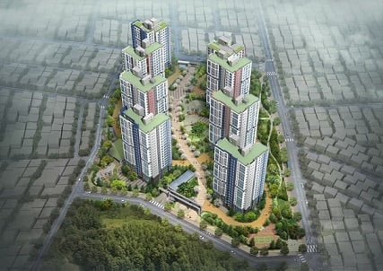 광교산 더샵 퍼스트파크 조감도. /사진=포스코건설