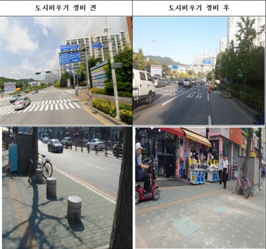 도시비우기사업 전후사진. / 사진제공=광명시