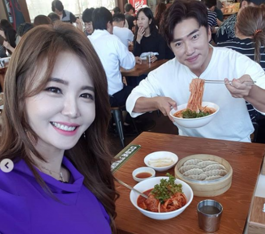 배우 강예빈(왼쪽)과 개그맨 장동민. /사진=강예빈 인스타그램 캡처