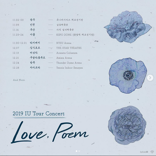 아이유 콘서트. /사진=아이유 인스타그램 캡처  