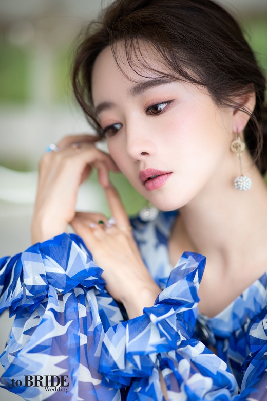 홍수아 화보. /사진=브라이드웨딩