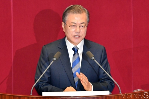 문재인 대통령. /사진=임한별 기자