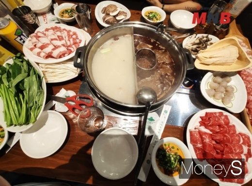 대천부훠궈 메뉴 (사진=강동완 기자)