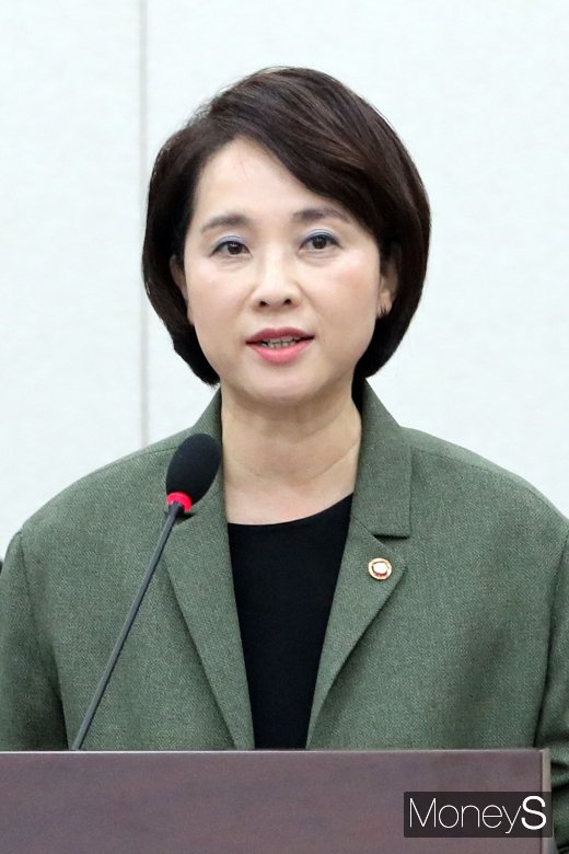 [머니S포토] 교육부 국감 참석한 유은혜 부총리