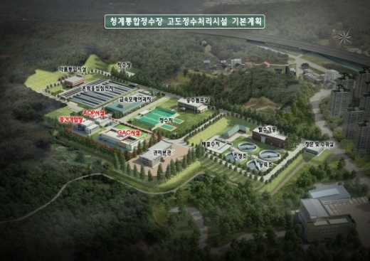 고도정수처리시설 조감도. / 사진제공=안양시
