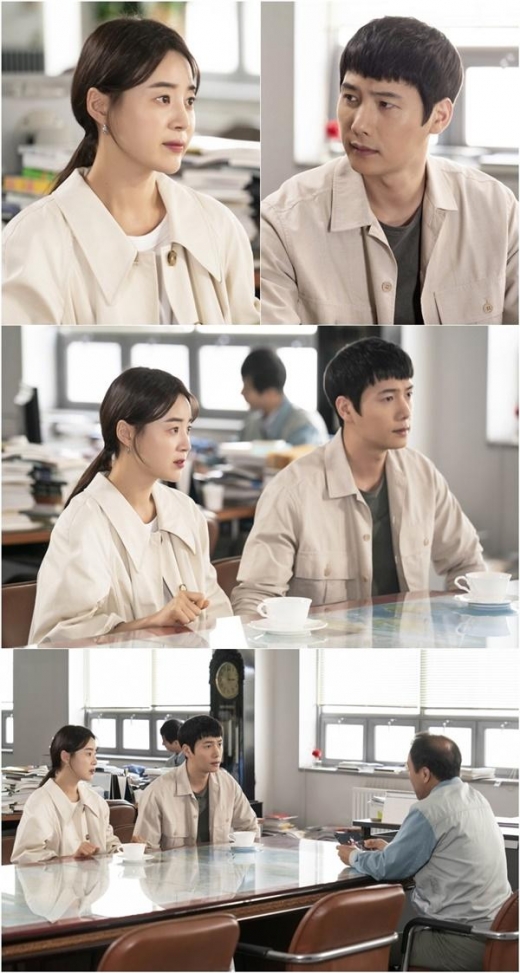 ‘황금정원’ 한지혜-이상우, '당황 눈빛'… 심상치 않은 전개