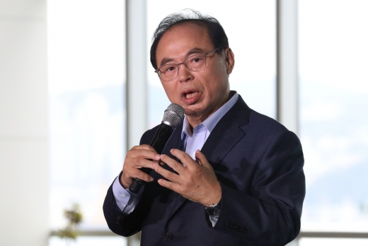 오거돈 부산시장이 5일 가짜뉴스와 전면전을 선포했다. /사진=뉴스1