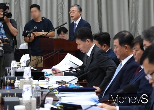 [머니S포토] 2019 국감 업무보고하는 김영대 서울고검장