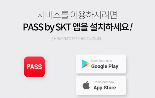 SKT PASS. /사진=SKT PASS 홈페이지 캡처   