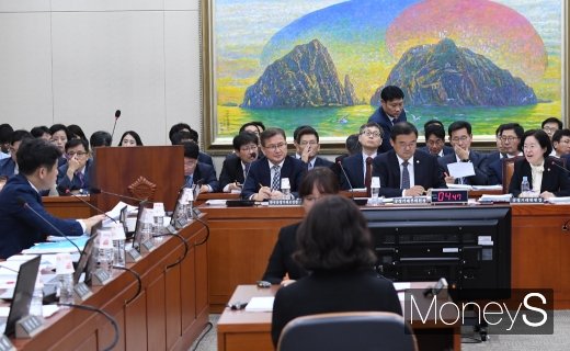 [머니S포토] 2019 정무위원회 국정감사