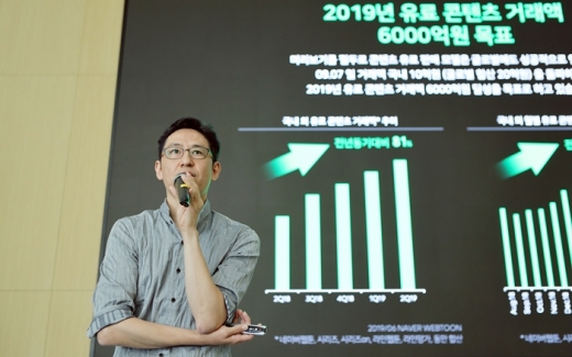 김준구 네이버웹툰 대표. /사진=네이버