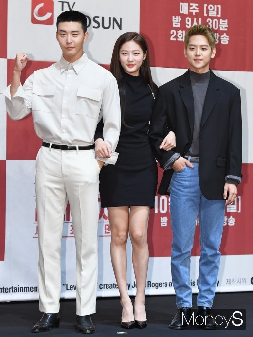 [머니S포토] 김권·김새론·여회현 '기대되는 케미'