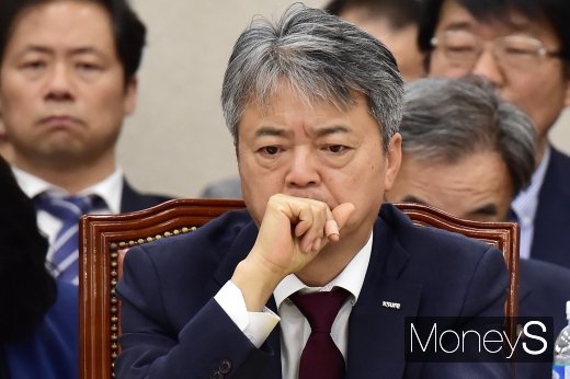 [머니S포토] 국토위 국감, 심각한 표정의 이인호 무보 사장